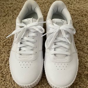 White Puma sneakers